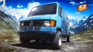 Установка мотора, коробки Sprinter и рулевого управления в Mercedes T1  / КИТЖИВИ 57