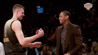 All-Star All-Access: Melo and Porzingis Rep The Knicks In Toronto