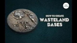 How to create and paint Wasteland bases for warhammer Horus Heresy and 40k