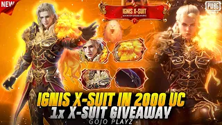 Got IGNIS X-Suit in Just 2000.UC😍 | Luckiest X-suit Crate Opening Ever | Get Guaranteed IGNIS X-Suit