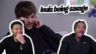 Louis Tomlinson being the savage king that he is Reaction Video