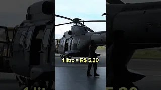 Quanto custa pra encher o tanque de um helicóptero?