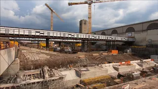 Stuttgart 21 - Bahnprojekt Stuttgart-Ulm -  Der Hauptbahnhof im Juni 2018
