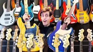 I Bought EVERY Bass Guitar I Could Find in My City 🎸(Giveaway)