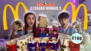 WE SPENT £100 On McDonald's To WIN  £100,000 CASH PRIZE!