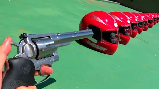 Quantos Capacetes Param Um Tiro de .44 Magnum ??