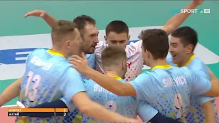 Волейбол. Мужчины. Национальная Лига. 2-тур. «Атырау» - «Алтай» - 2:3
