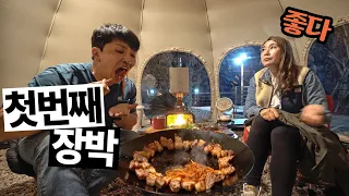 겨울 4개월 동안 텐트에서 살아보자│장박하려고 텐트 난로 샀습니다│도토리TV 동계 캠핑