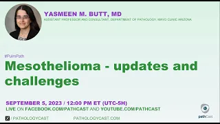 #PULMPATH Mesothelioma - updates and challenges