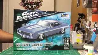 Revell 69 Camaro entry. Chevy muscle car group build entry.