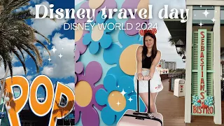 Walt Disney World travel day 2024✨🏰 Pop Century check in, Sebastian’s Bistro dinner & Enchanted Rose
