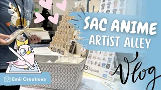[Art Alley Vlog 4] Sac Anime Winter 2023  || EmiiCreations