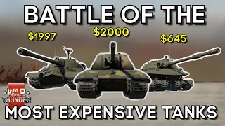 25 VS 25 - MOST EXPENSIVE TANKS BATTLE in WAR THUNDER