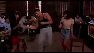 Van Damme dancing to minimal techno 2