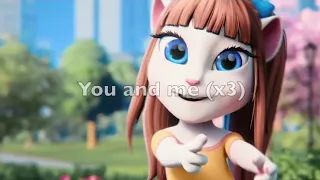 My Talking Angela: "SHINE TOGETHER" Crossover Music Video With Lyrics 😻