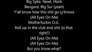 2 pac All Eyez On Me ( Lyrics HD)