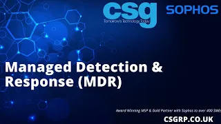 Sophos MDR Webinar: Part 2