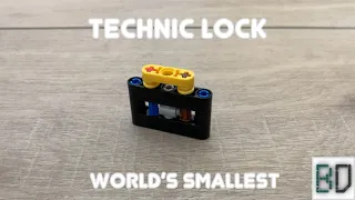 World’s Smallest Technic Lock | Lego Technic
