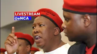 Malema briefs media on Gupta email saga