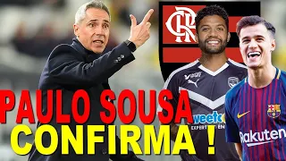 JOGADORES DA EUROPA NO FLAMENGO | PAULO SOUSA DA DETALHES IMPORTANTES |