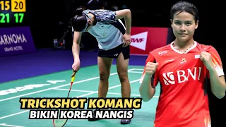 KOMANG BERAKSI LAGI 🔥 Pemain Korea Kehabisan Akal Tangkis Pukulan Komang di Malaysia Masters 2024