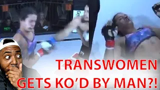 Man DESTROYS A Transwoman In A MMA Match
