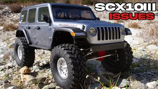 Axial SCX10 iii Issues…. WATCH BEFORE YOU BUY!