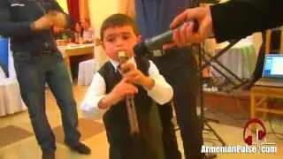 Armenian Kid Playing Duduk