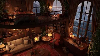 Rainy Treehouse under Rainstorm - Thunderstorm & Warm Fireplace to Relax, Study & Fall Asleep