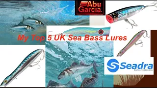 My Top 5 Bass Lures for UK Sea Angling