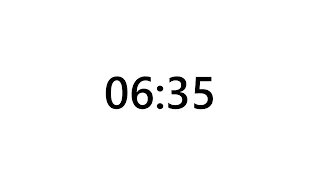 Timer for 6 minutes and 35 seconds