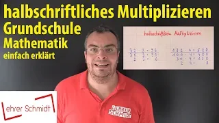 Halbschriftliches Multiplizieren  | Lehrerschmidt - einfach erklärt!