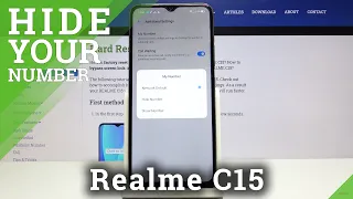 How to Make Your Number Private in Realme C15 - Hide or Show Caller ID