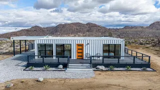 Shipping Container House with Pool - 2 Bedrooms Desert House