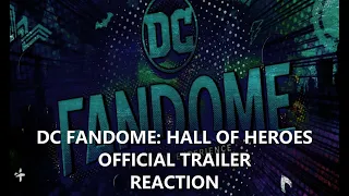 DC FanDome Hall Of Heroes Trailer REACTION