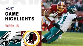 Eagles vs. Redskins Week 15 Highlights | NFL 2019