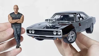 Made Dominic Toretto's Dodge Charger out of plasticine clay, fast and furious