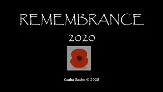 Remembrance 2020: Nearer, my God, to Thee - at the organ: CSABA Szabo