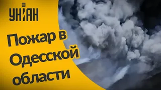 Под Одессой вспыхнули склады: масштабный пожар тушили десятки спасателей