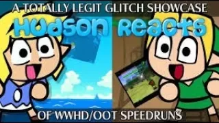 SO THEY WERE REAL Hudson reacts to: A TOTALLY Legit GLITCH SHOWCASE of the WWHD/OOT Speedruns