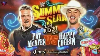 Pat McAfee vs Happy Corbin WWE Summerslam 2022 Full Match | #wwe #summerslam #nissanstadium