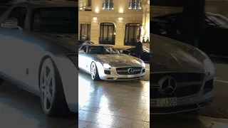 Rare SLS Mercedes #billionaire #car #monaco #luxurycar #automobile #sportscar #carspotting
