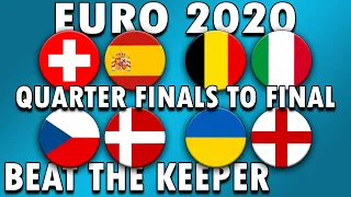 QUARTER FINALS - FINAL ⚽ EURO 2020 Beat The Keeper ⚽