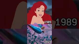 Parte do Seu Mundo- A Pequena Sereia 1989 x 2023 #apequenasereia #thelittlemermaid #disney #fyp