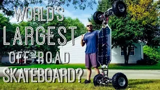 Worlds largest off road skateboard