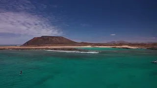 We did Electric foil in Lobos Island Fuerteventura