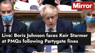 Live: Boris Johnson faces Keir Starmer at PMQs following Partygate fines