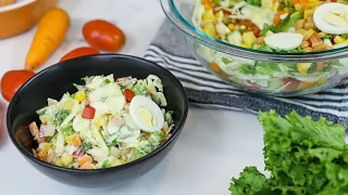 OMG! THIS NIGERIAN SALAD IS SOOOOO DELICIOUS. YOU WON'T STOP EATING IT.