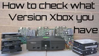 How to tell what version original xbox you have