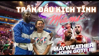 JohnnyDang tại Miami: Trận đấu kịch tính #MAYWEATHER vs John Gotti III & #jewelry #grillz  đỉnh cao!